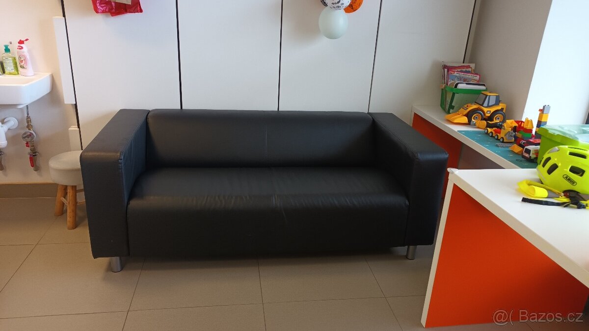 KLIPPAN dvoumístná pohovka Ikea Bomstad černá - 3