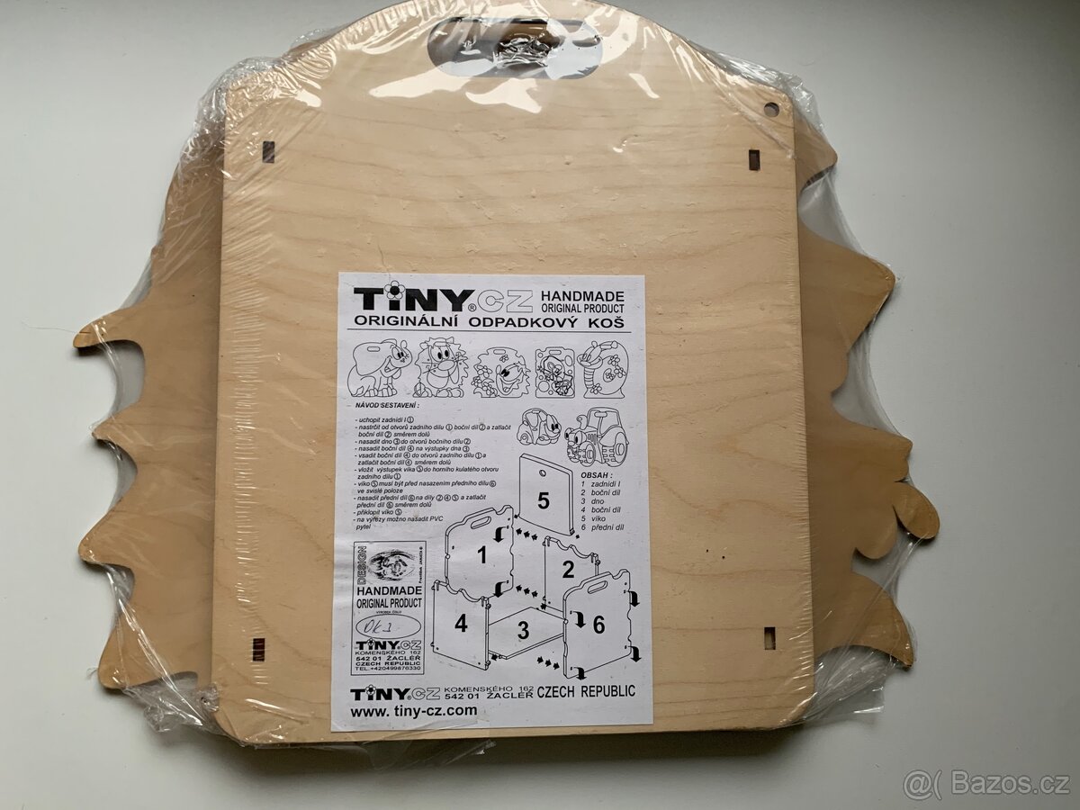 Nový dřevěný koš / box na hračky - 3