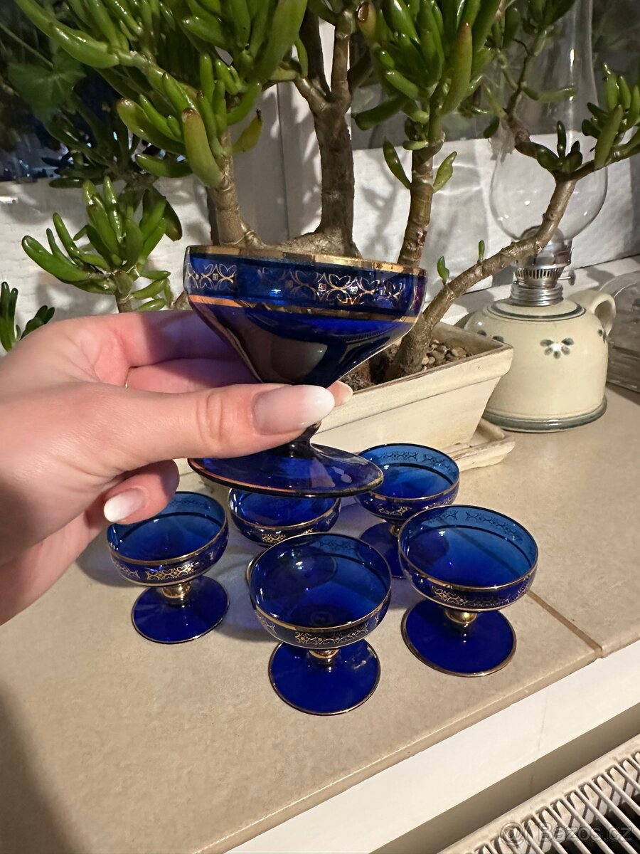 cordialky - koňakové skleničky - 3