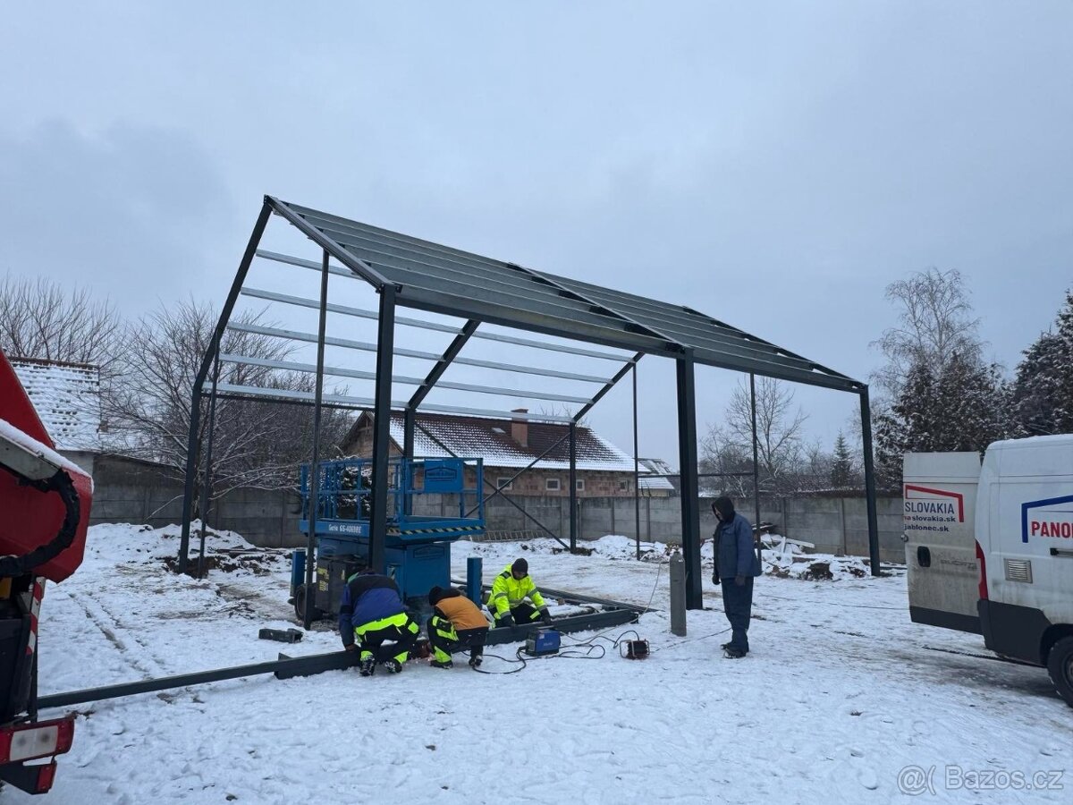 Konstrukce haly 12x12x4m - 3