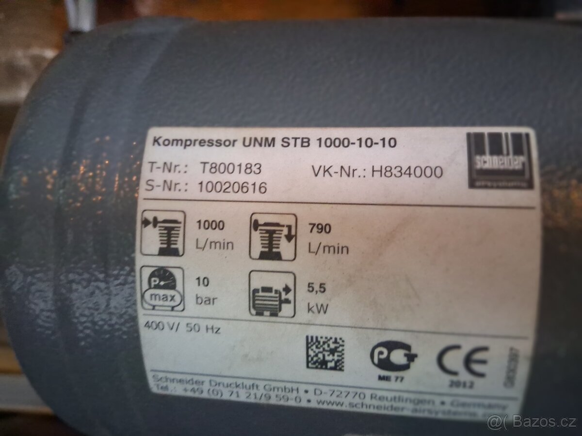 Kompresor schneider UNM STB 1000 - 10 - 10 - 3