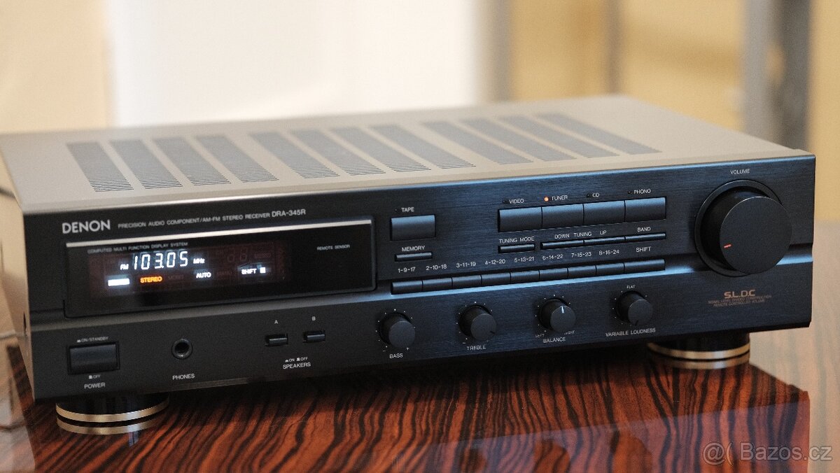 DENON - dra 345 - krasne zachovaly stereoreceiver s dalkou - 3