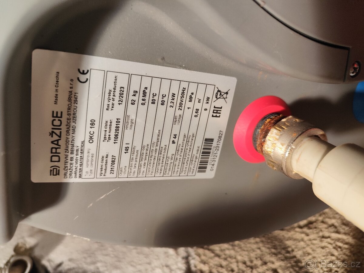 Kombinovaný bojler Dražice 160l - 3