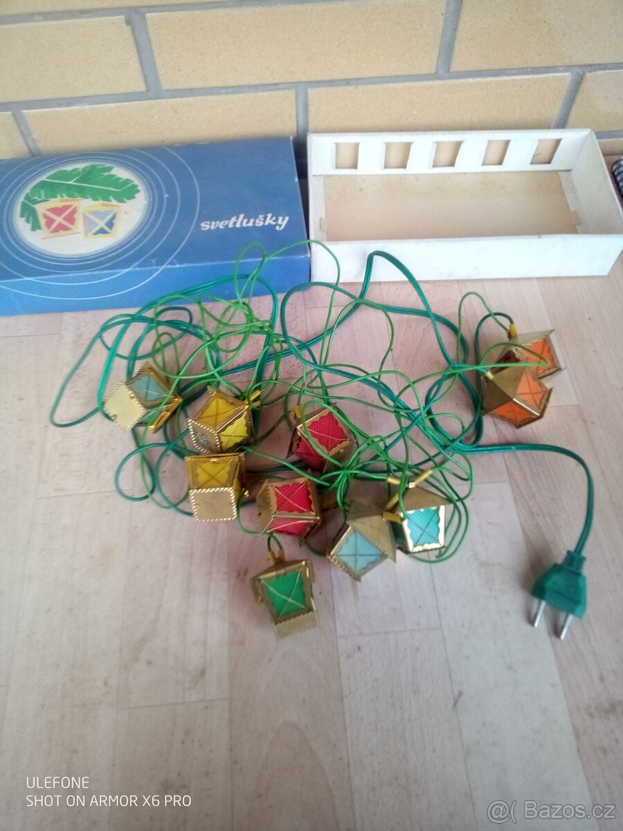 Retro osvětlení vánočního stromu světlušky - 3