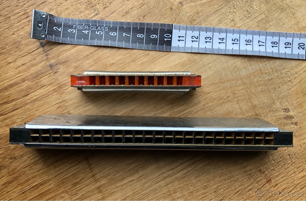 Foukací harmonika malá / standardní - 3