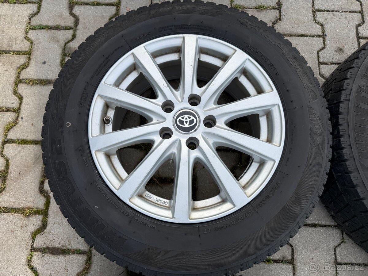 4x al kola 5x108 16 + pneu zimní 215/65 R16C - 3