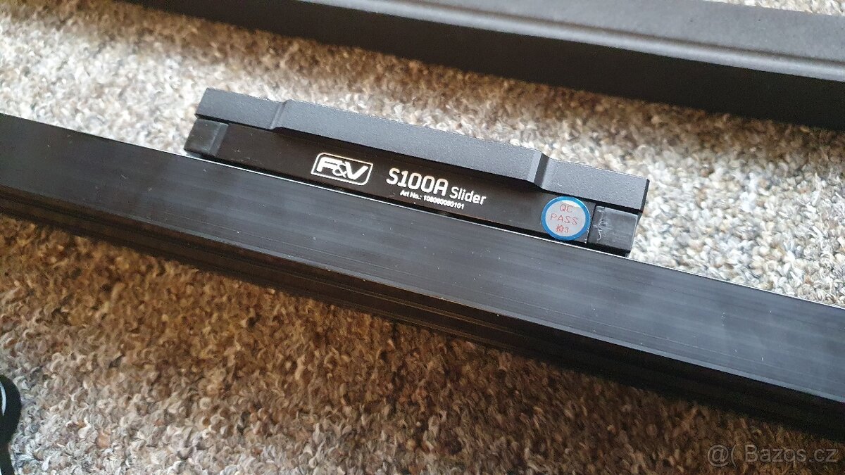 F&V S100A slider, Velky stativ Vinten Pro 5 PT52 - 3