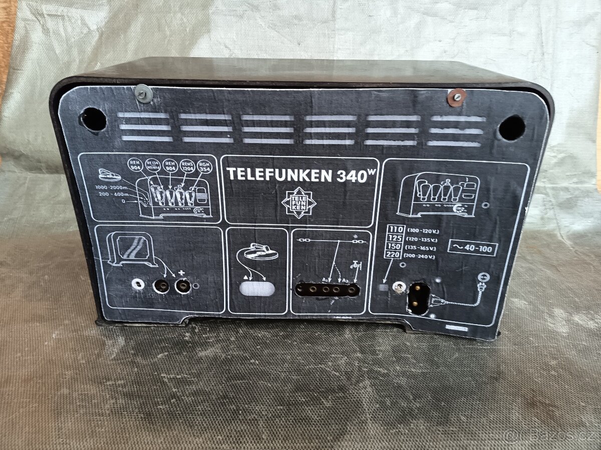 Telefunken 340 W „kočka“ - 3