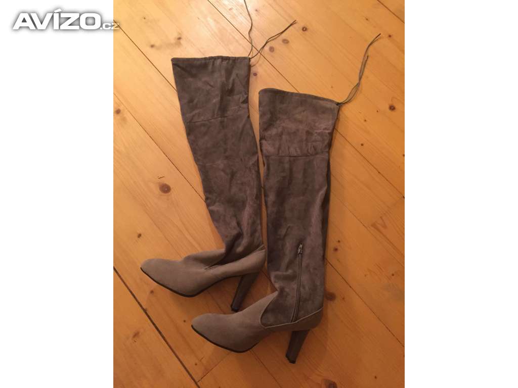 Prodám dámské kozačky nad kolena - 3