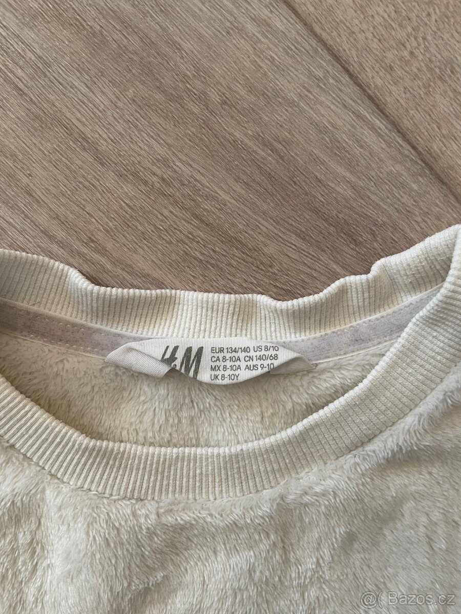 Dívčí mikina zn. H&M vel. 134/140 - 3