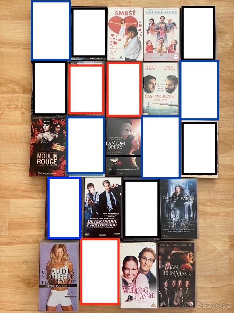 Originál VHS videokazety - různé - 3