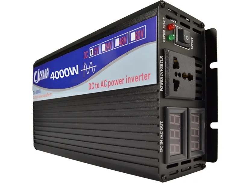 Invertor (měnič napětí) 4000W, 12Vss/230V stř., čistý sinus - 3