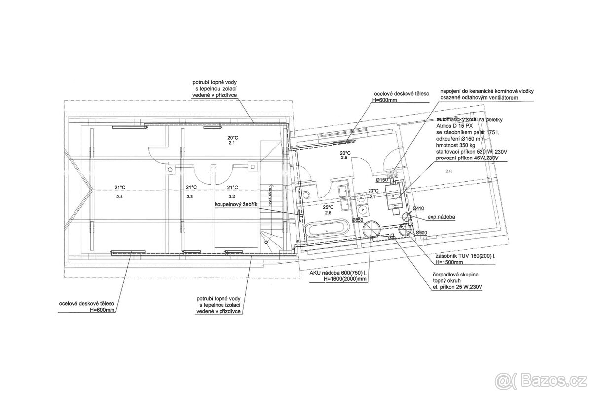 Dům 5+kk o ploše 200 m2 - Černé Voděrady, Černé Voděrady - 3
