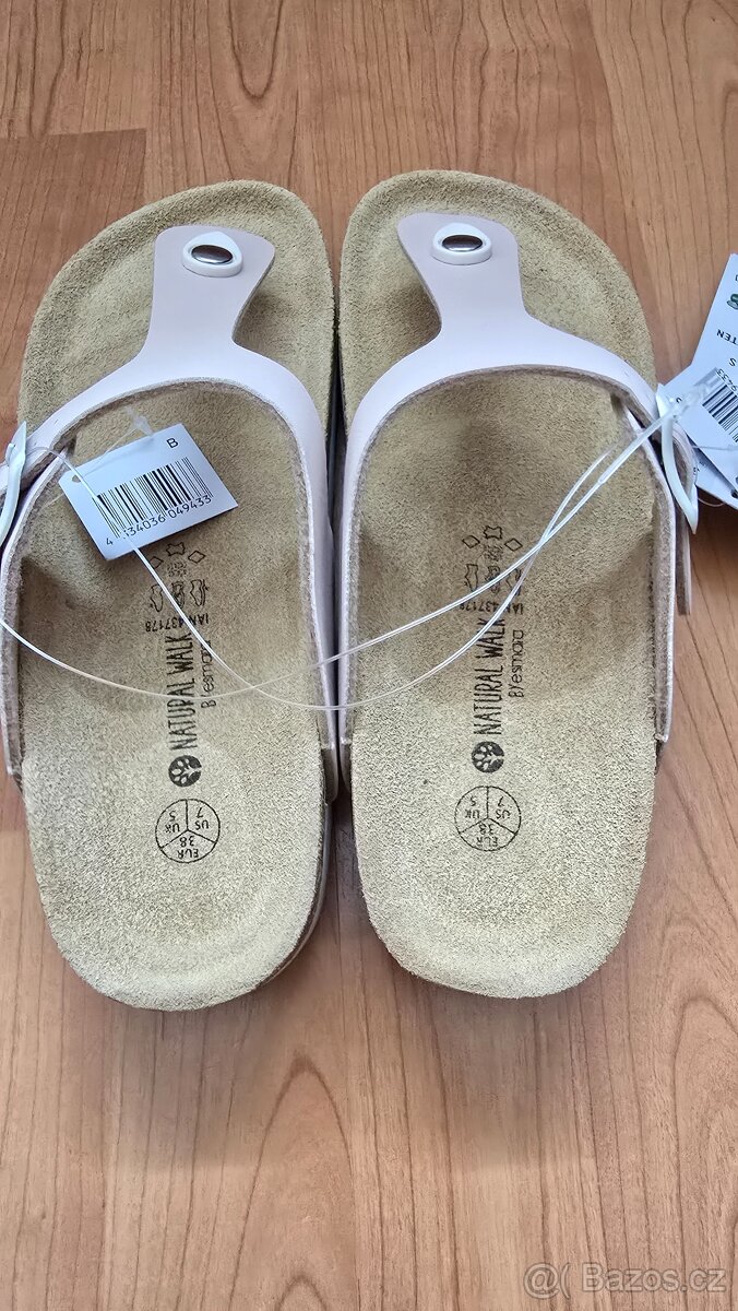 Dámské žabky růžové - 3