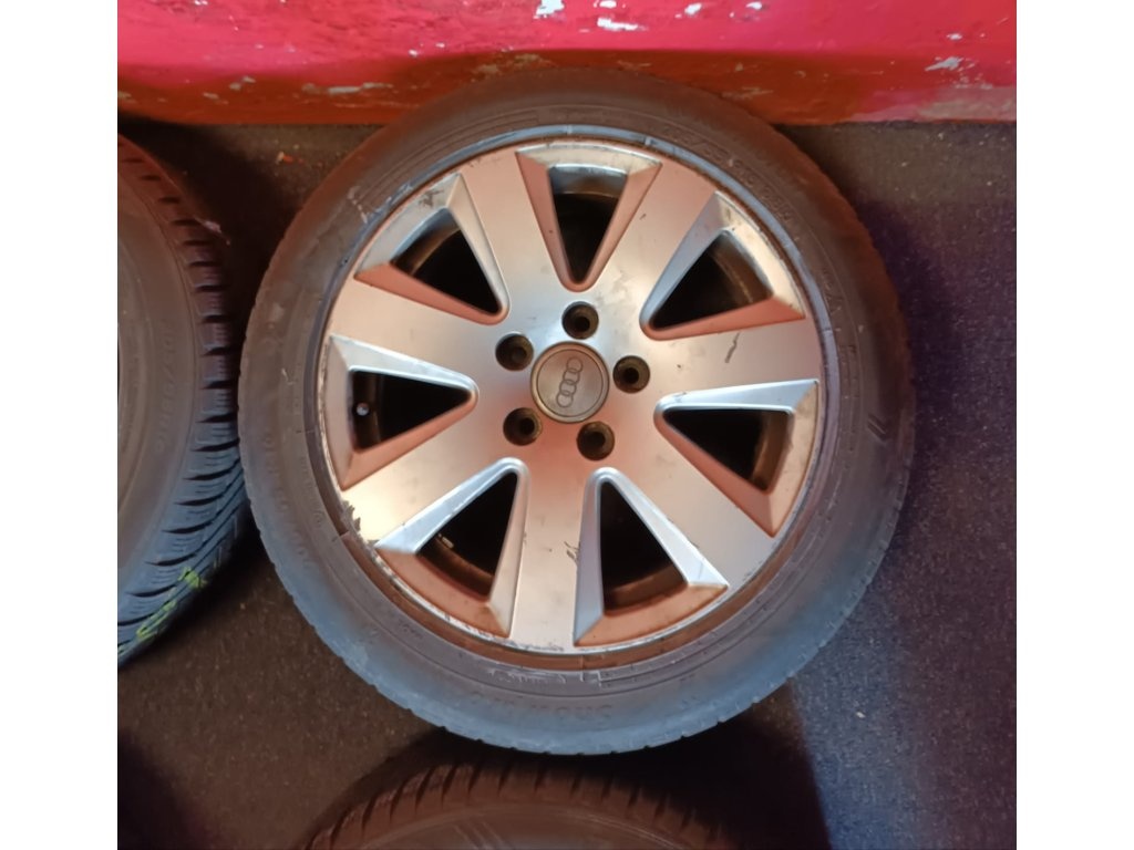 ALU disky AUDI 5x112 R16 7,5Jx16H2 ET 45 se zimními pneu 205 - 3