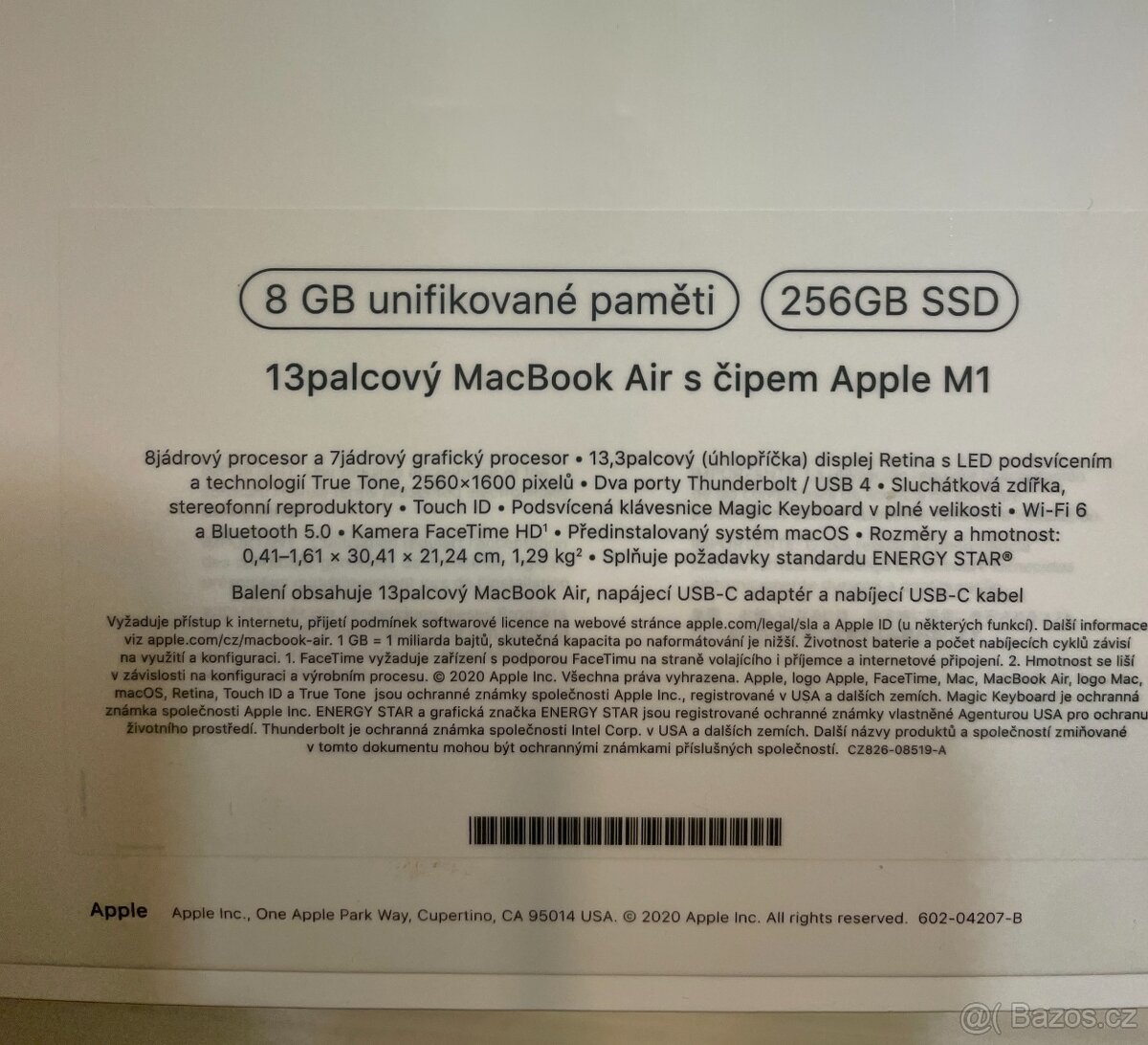 Apple MacBook Air 13" M1, nový, neotevřený - 3