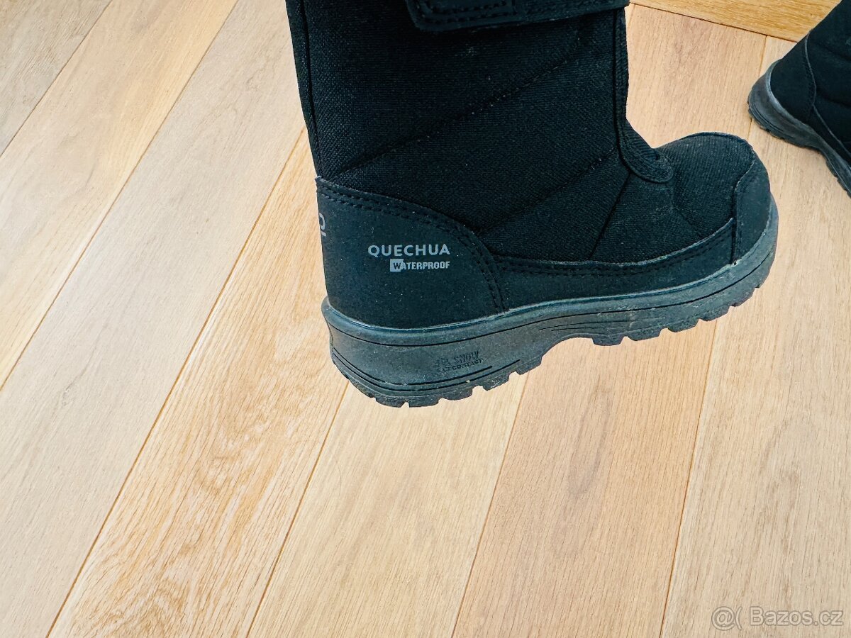 Dětské sněhule QUECHUA WARM SH100 – nepromokavé, vel. 26 - 3