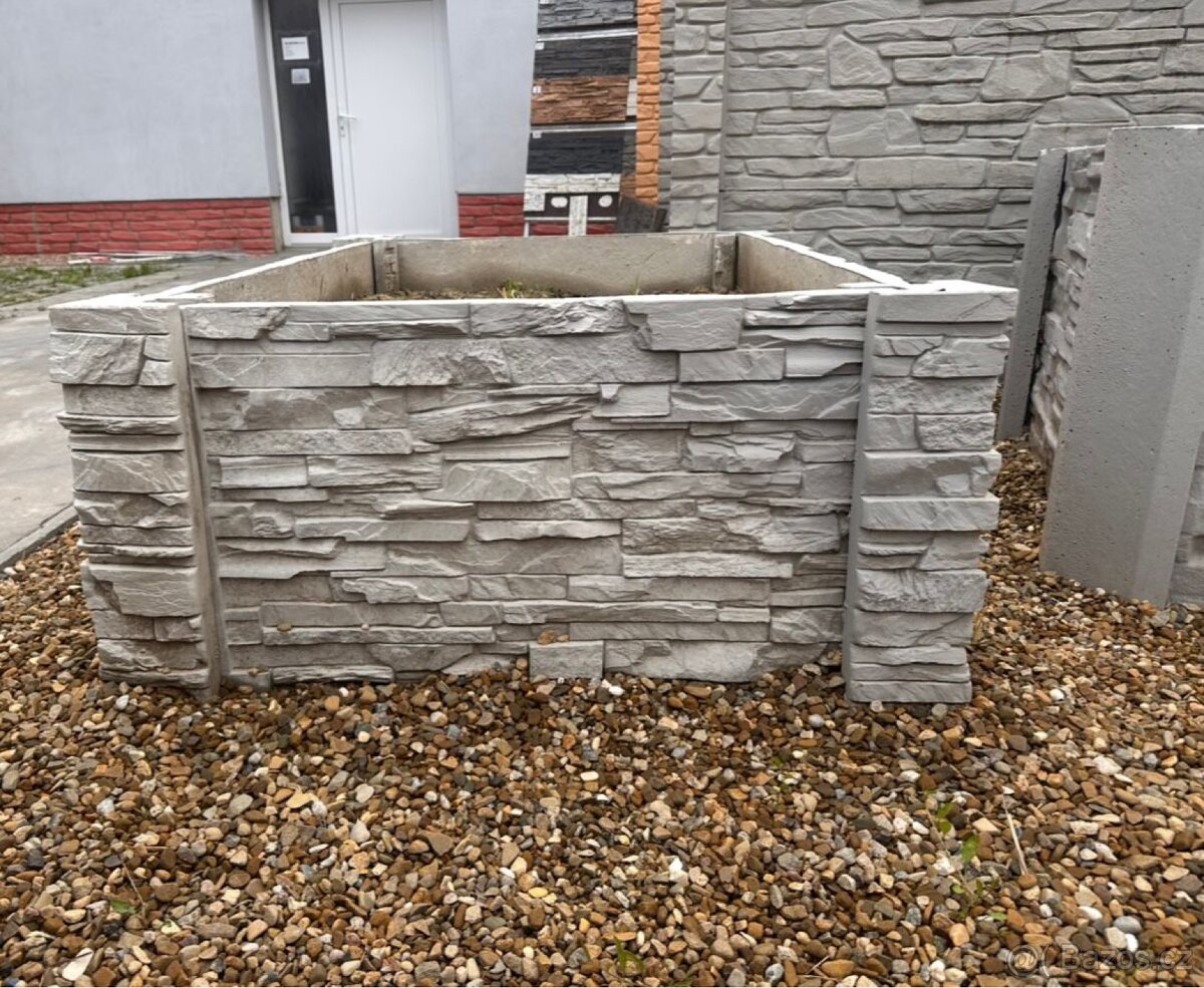Vyvýšený záhon betonový - 3