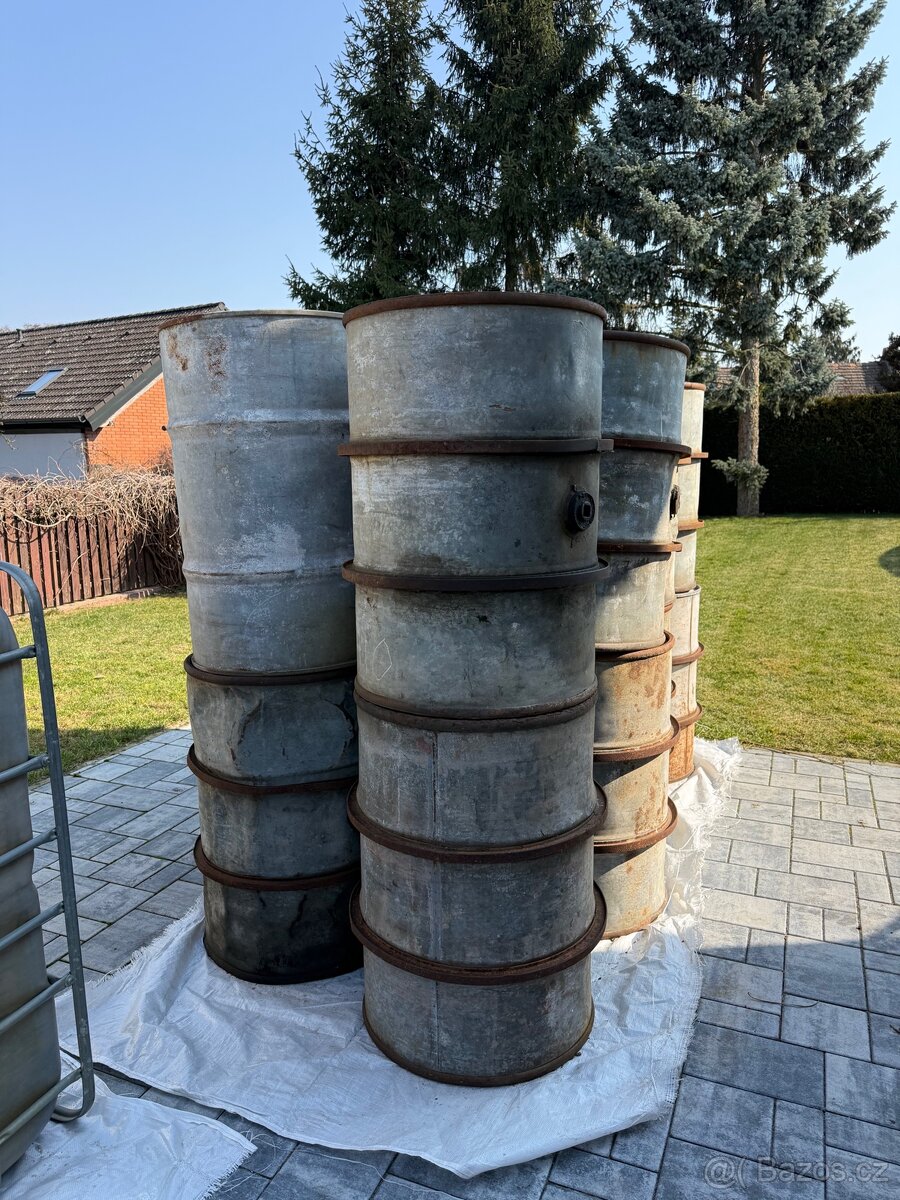 Pozinkované sudy 200 l - 3