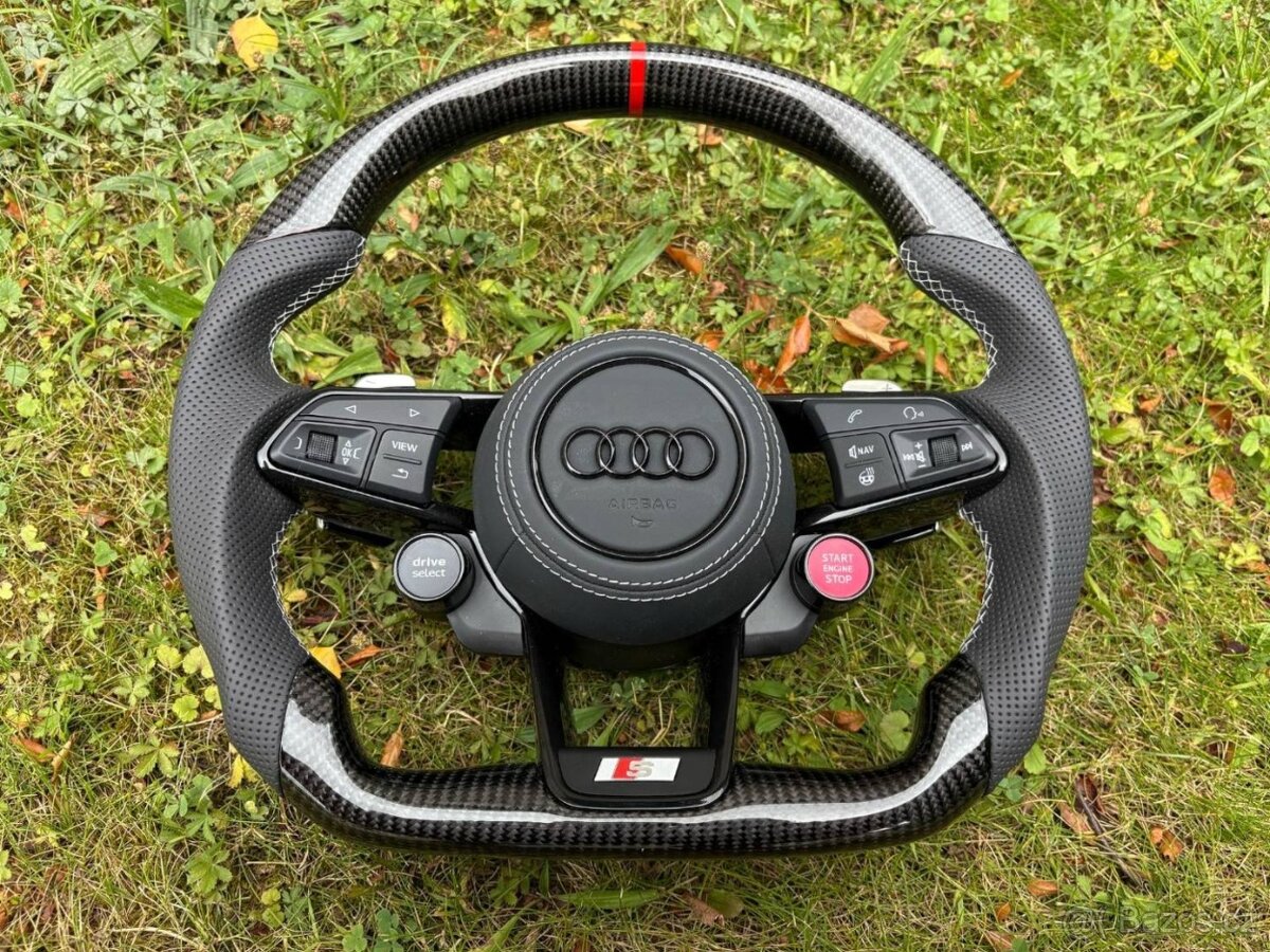 AUDI VOLANT SPORTOVY so START/STOP - DRIVE SELECT karbon - 3