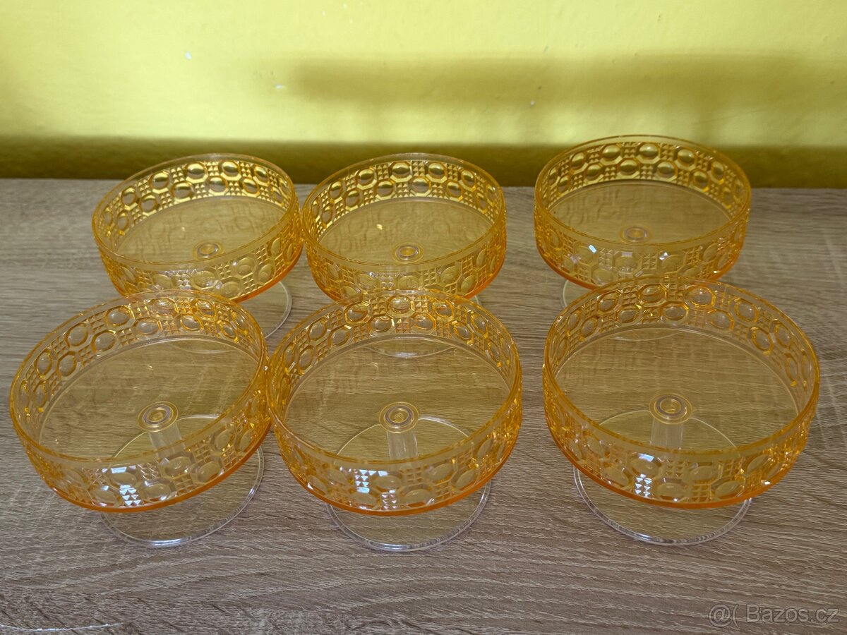 Retro misky na pohár - 3