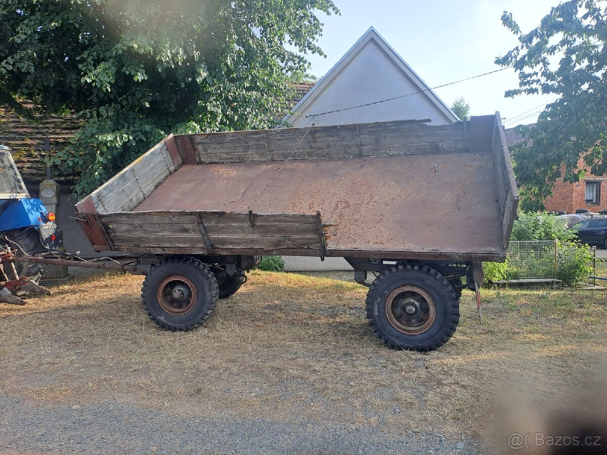 Vlek 7t hydraulický sklápěč bez TP - 3