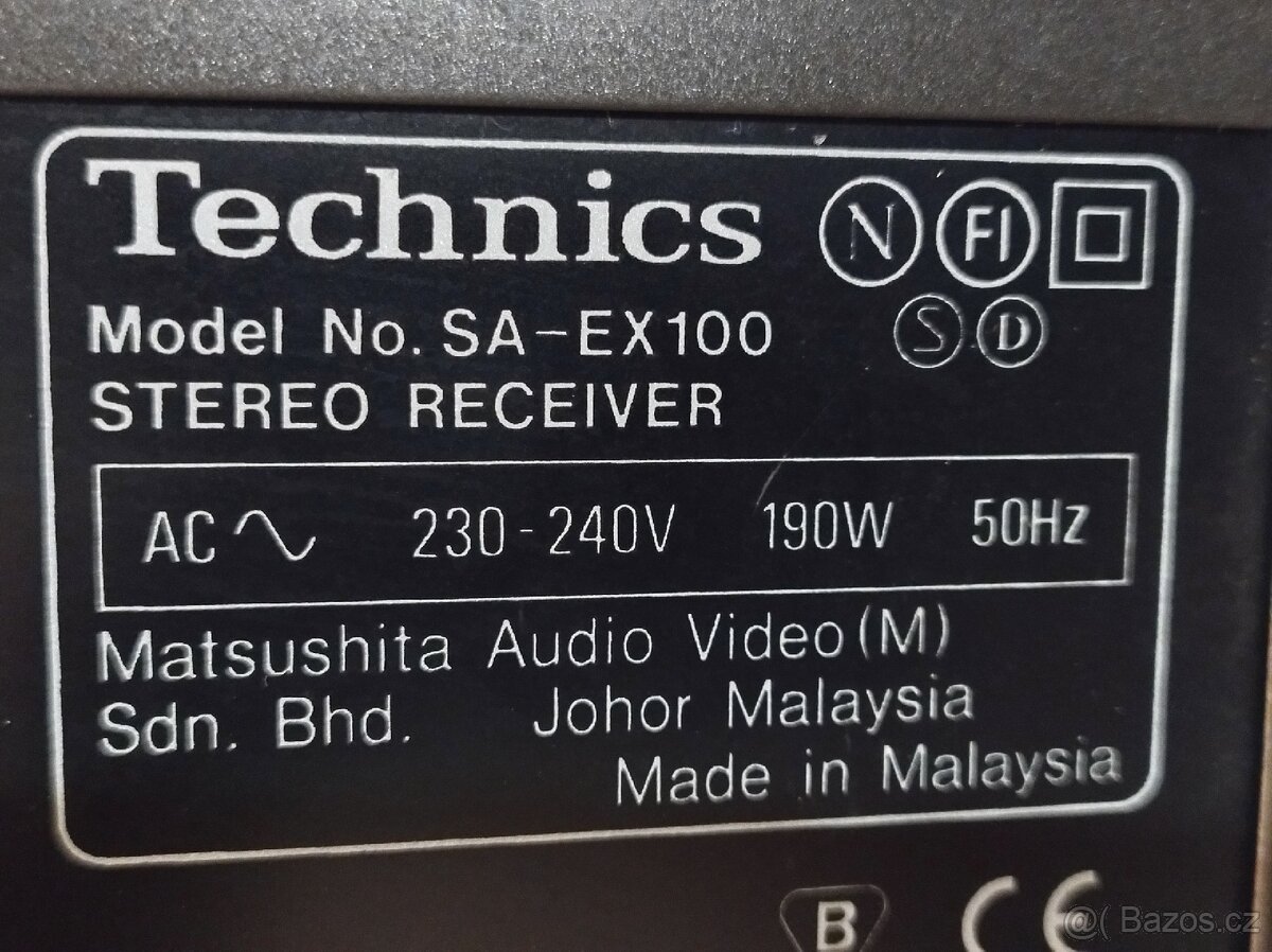 Technics SA-EX100 receiver-zesilovač - 3