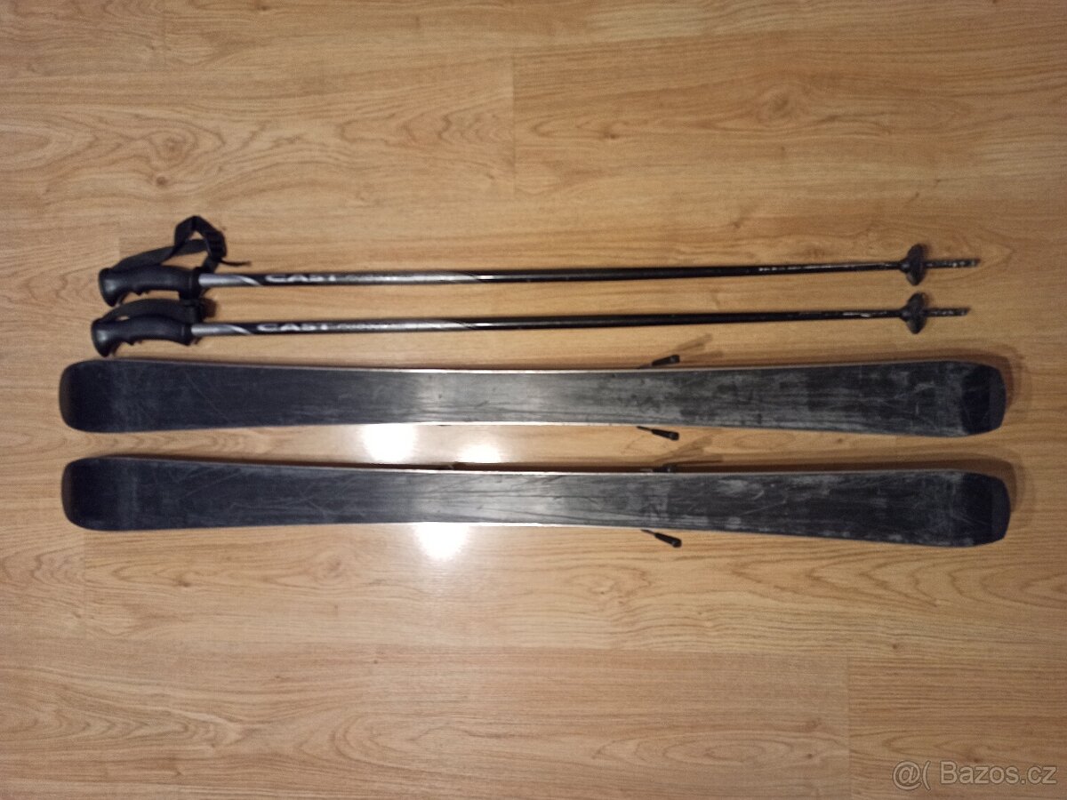 Juniorské lyže Sporten 118cm+ hůlky 115cm - 3