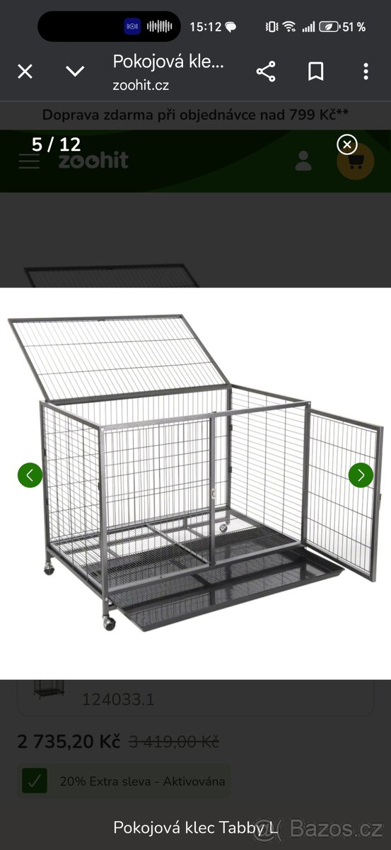 Klec pro psy Tabby L - 3