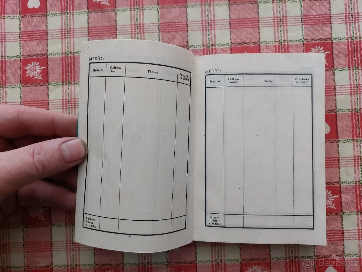 Osobní plán velitele – originální vojenský zápisník ČSĽA - 3