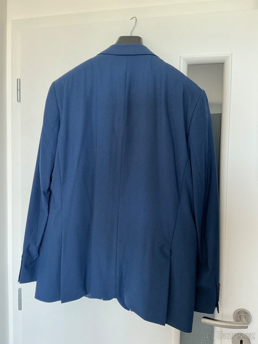 Pánský modrý oblek M&S - 3