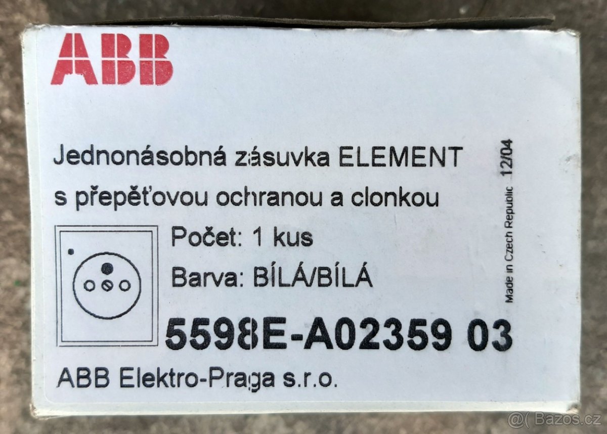 Zásuvka s přepěťová ochranou, trafa aj. - 3