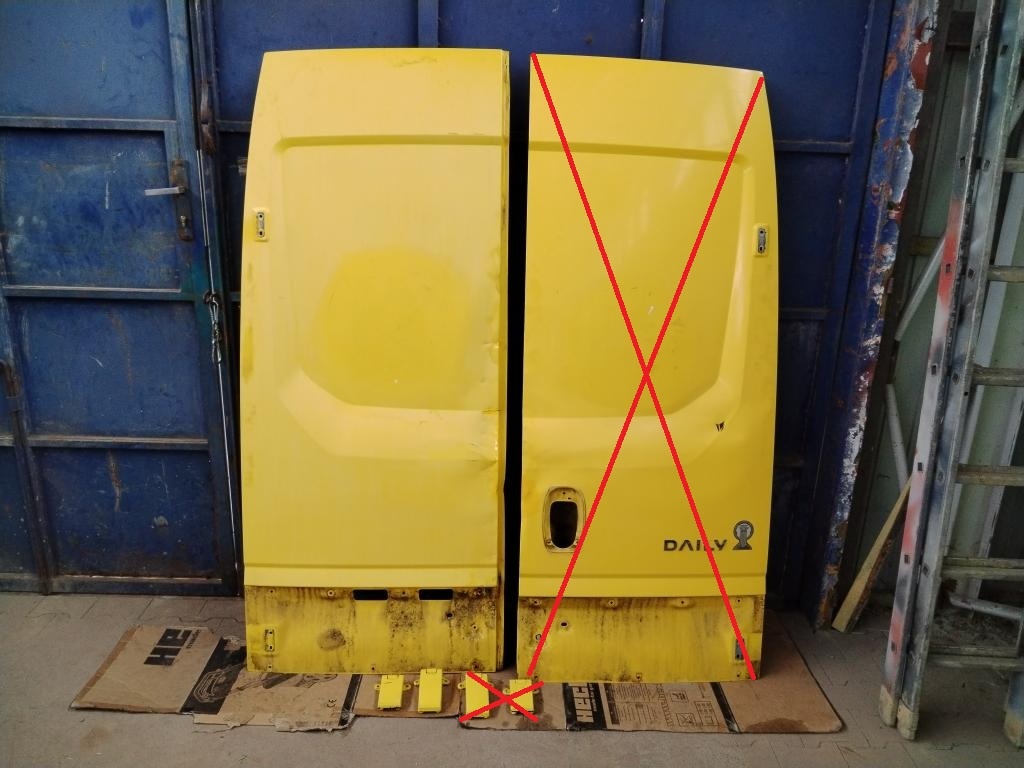 Iveco Daily, zadní dveře a panty - 3