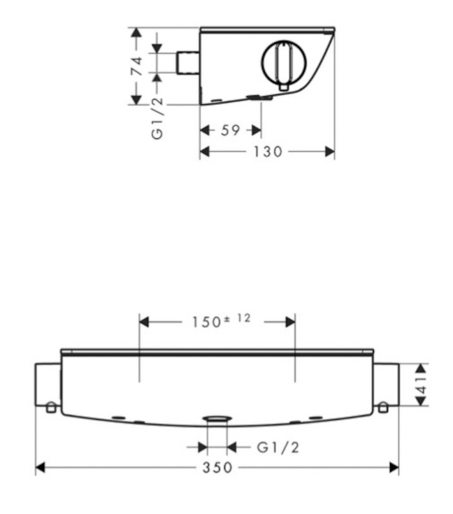 Hansgrohe EcoStat Select termostaticka baterie sprcha - 3