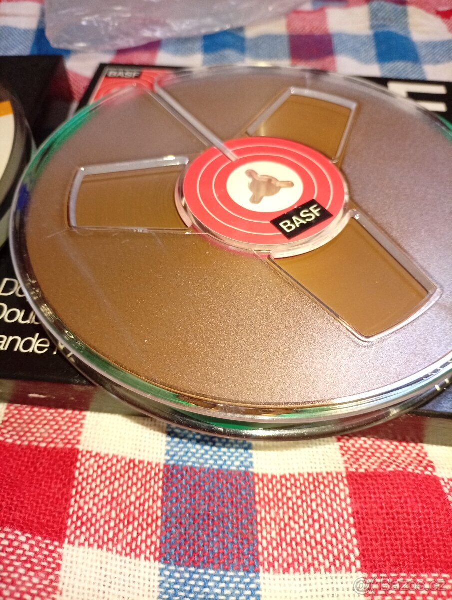 magnetofonové pásky 18cm Maxel, 15cm Basf - 3