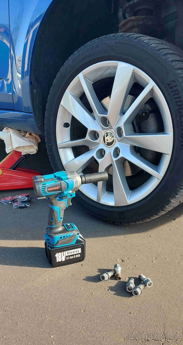 Rázový Aku utahovák-ONEVAN,Gisam, pro Aku Makita baterie 18V - 3