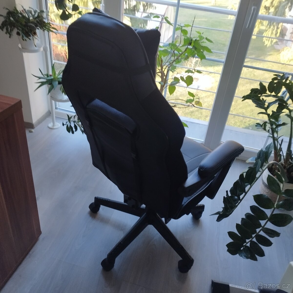 Herní křeslo kožené - 3