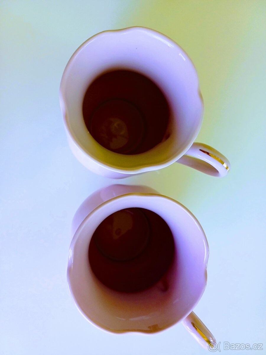 2 ks růžový porcelán - 3