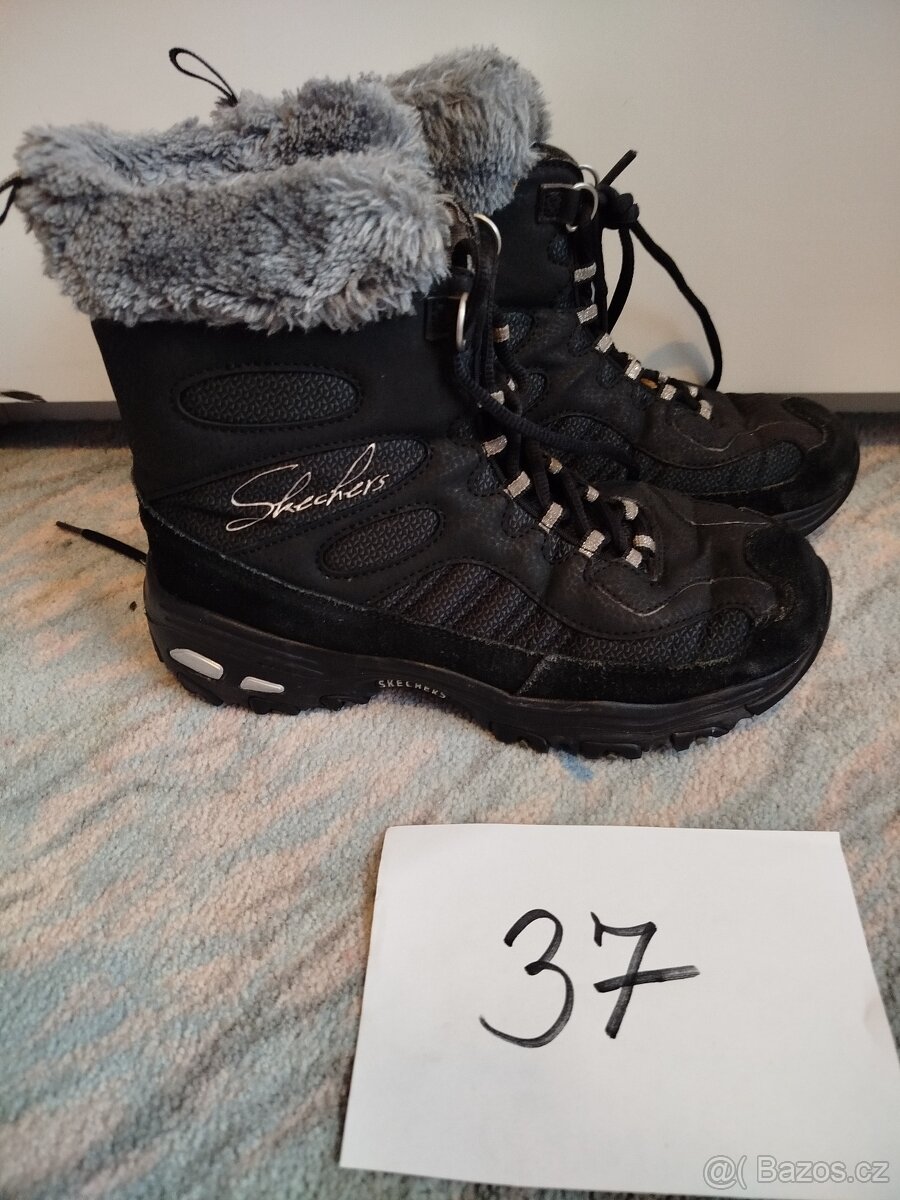 Dvoje teplé sněhule Crocs, Skechers - 3