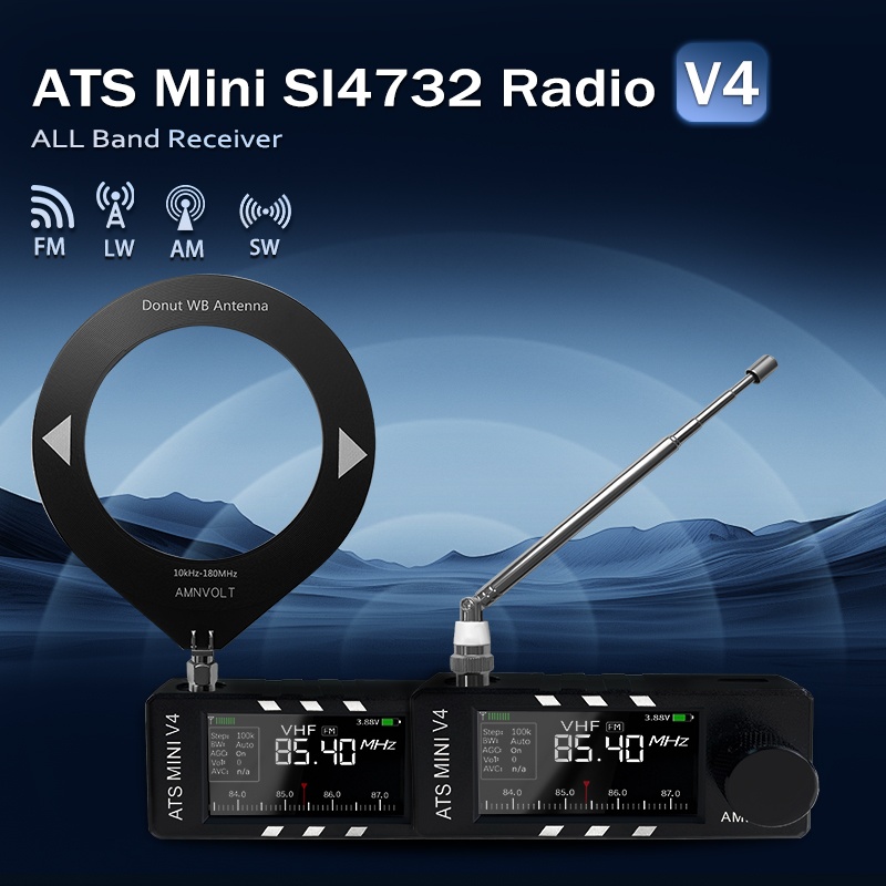 AMNVOLT V4 mini - full band radio - 3