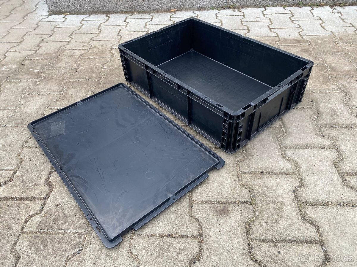 Přepravka KLT - MF 6170 s víkem - 3