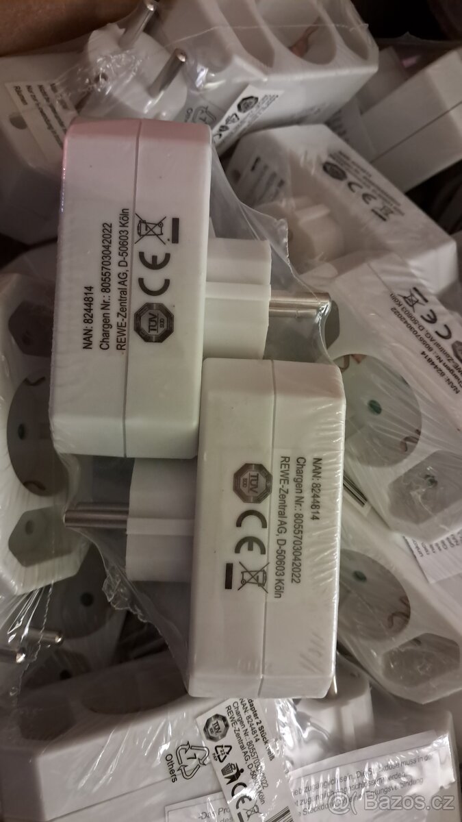 Rozdvojky 2ks Schuko, elektro, zasuvky, - 3
