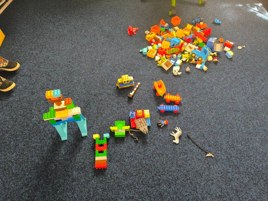 Lego Buplo kostky koleje vláčky - 3