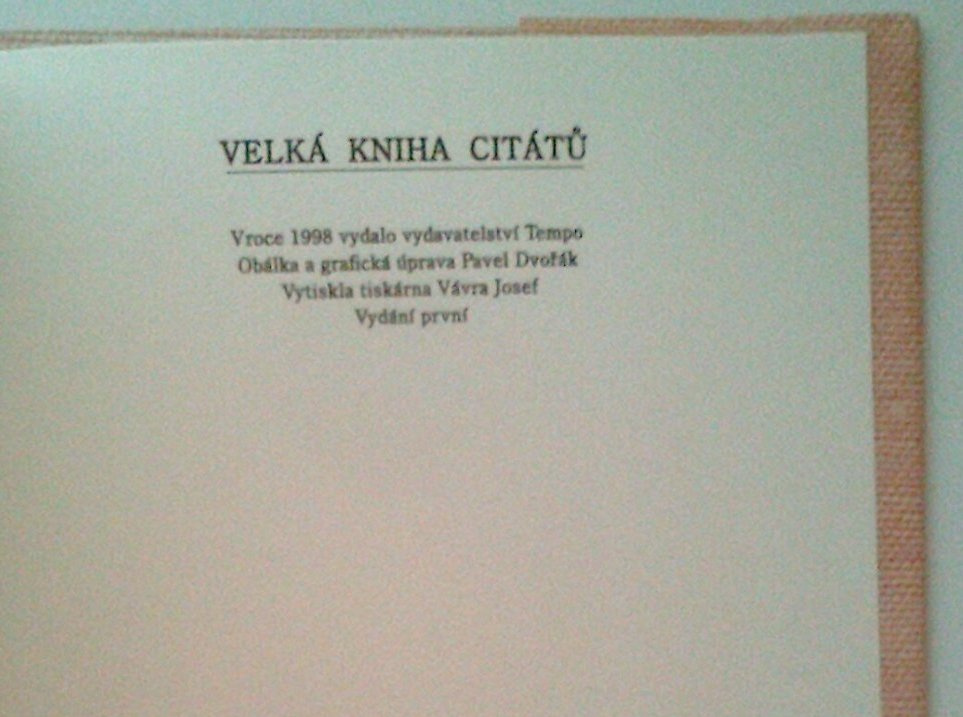 Velká kniha citátů - 3
