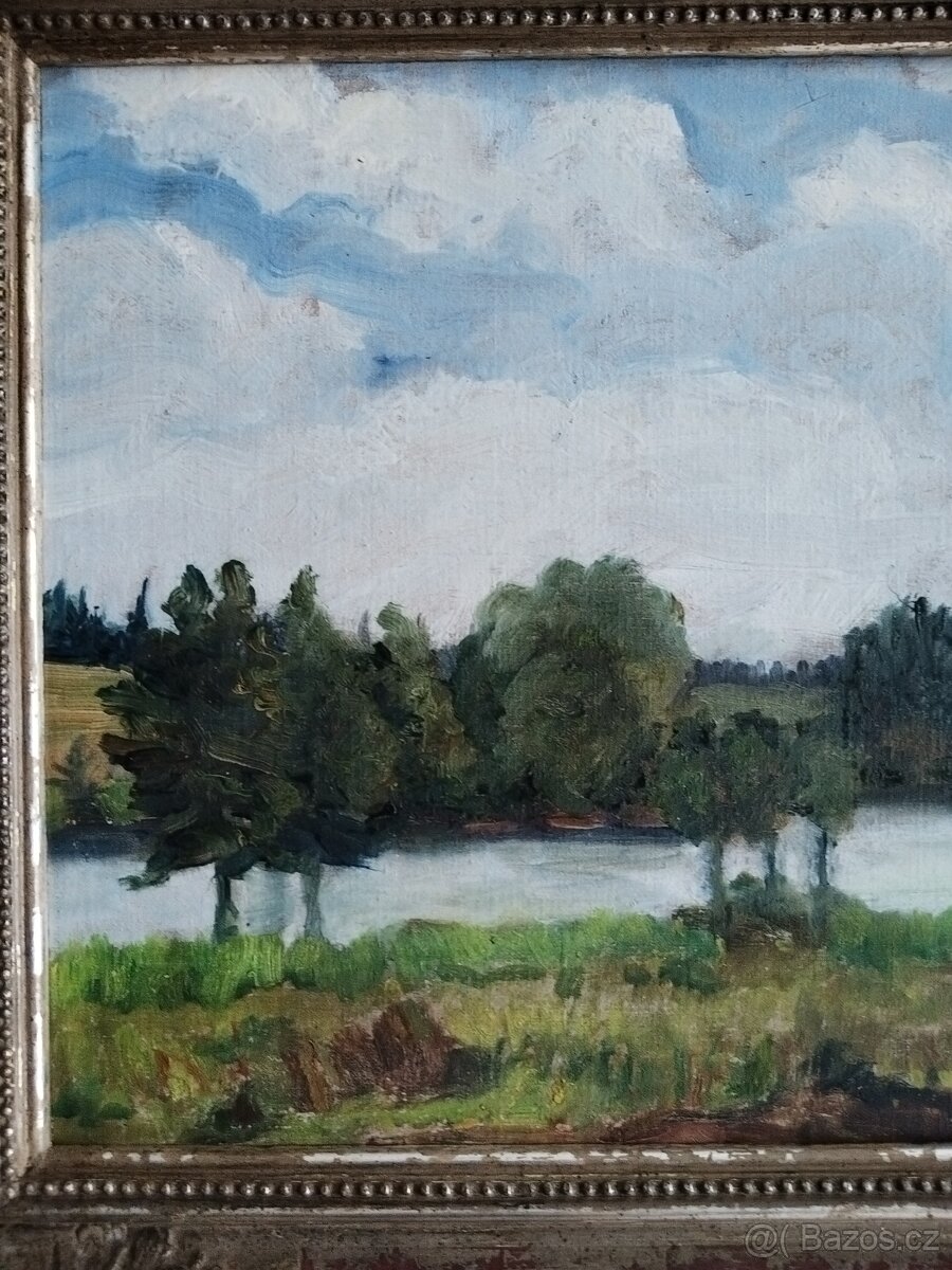 obraz VYSOKÉ NEBE, olej, sign. Franta Líbal - 3