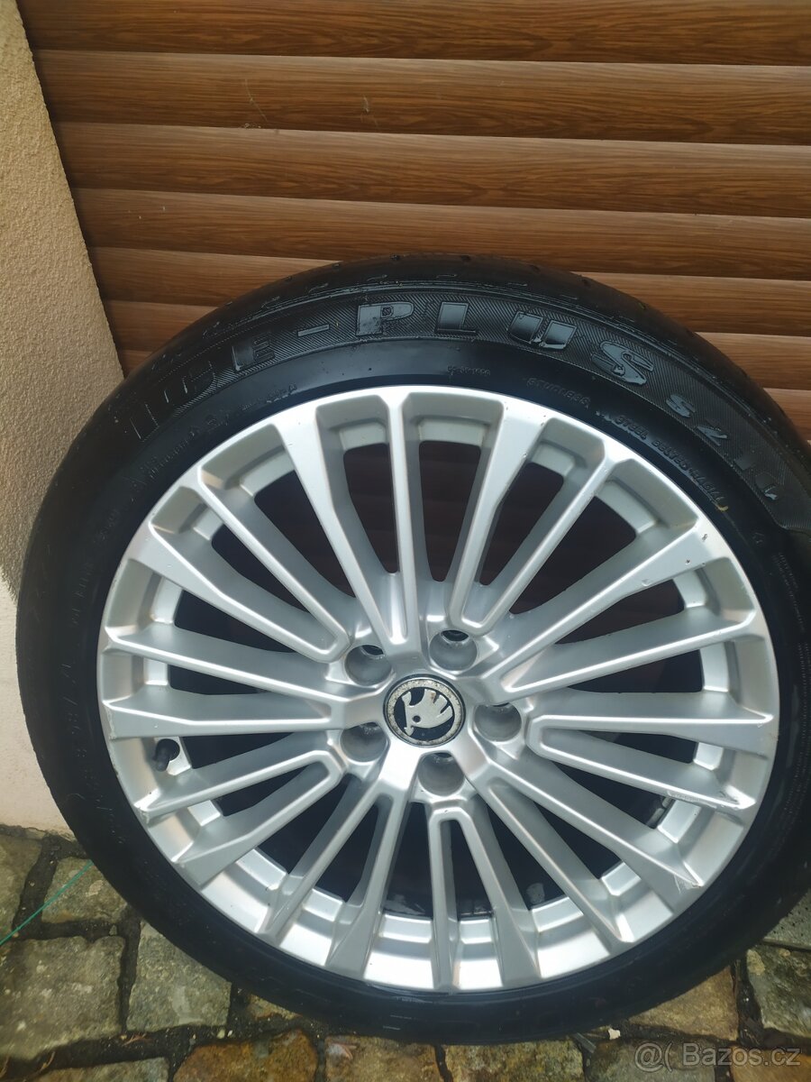 Alu kola Audi A6 8.0Jx18H2 Et39 5x112 Škoda VW - 3