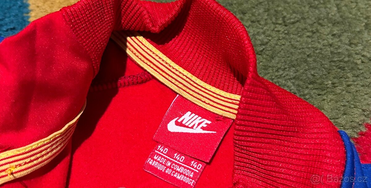 NIKE SPORTOVNÍ CHLAPECKÁ MIKINA FCB 140 🤩 - 3