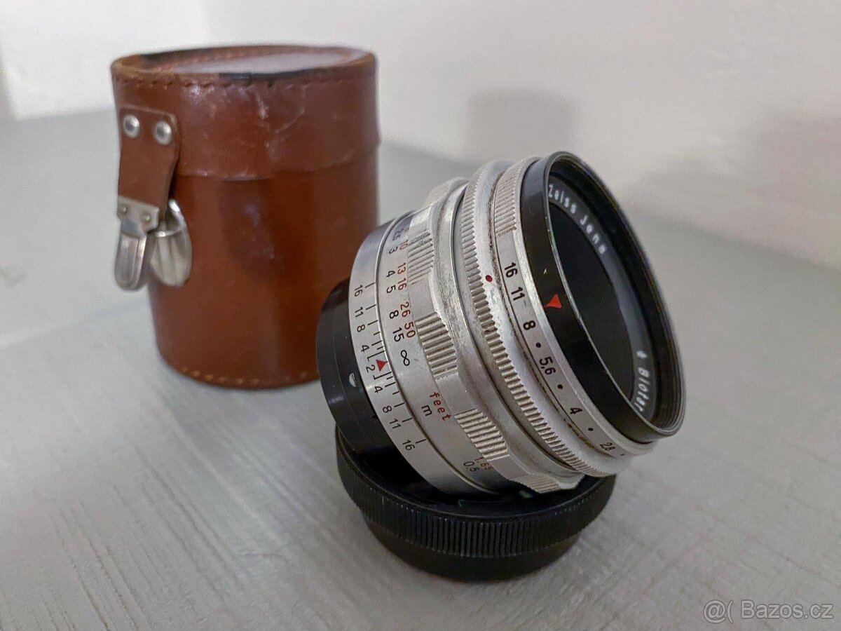 objektiv CARL ZEISS JENA BIOTAR 2/58 T bajonet Praktina - 3