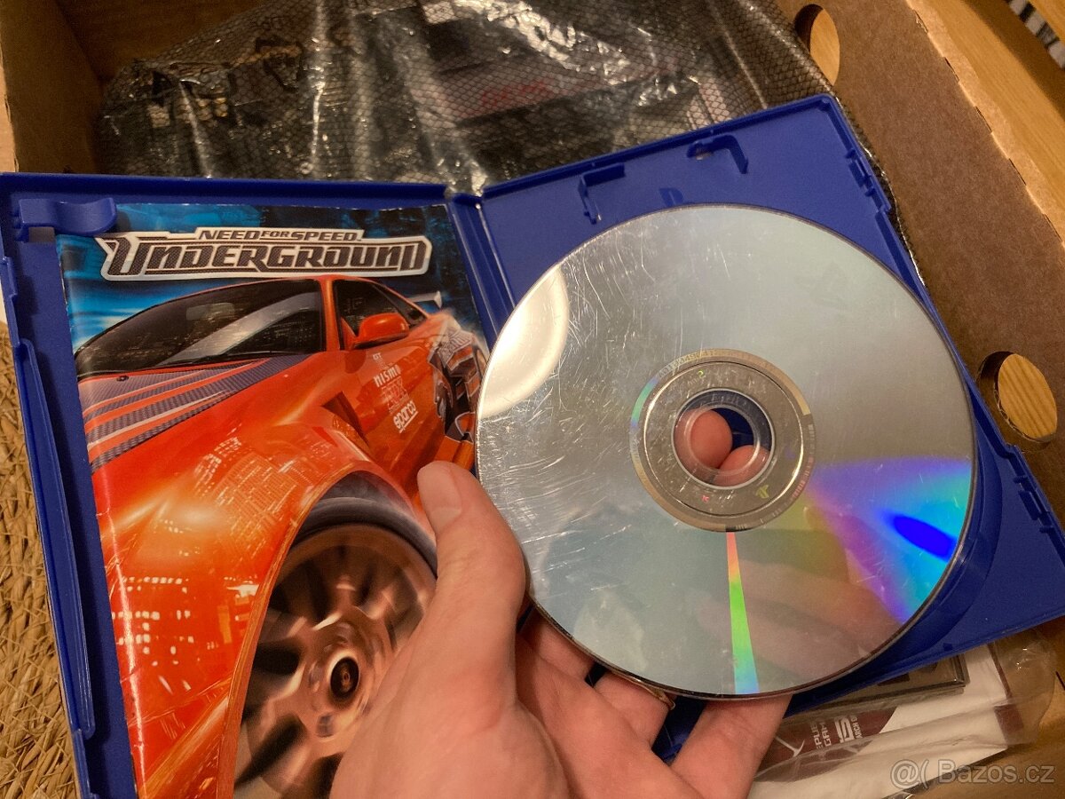 Need for Speed Underground, PS2, český přebal - 3