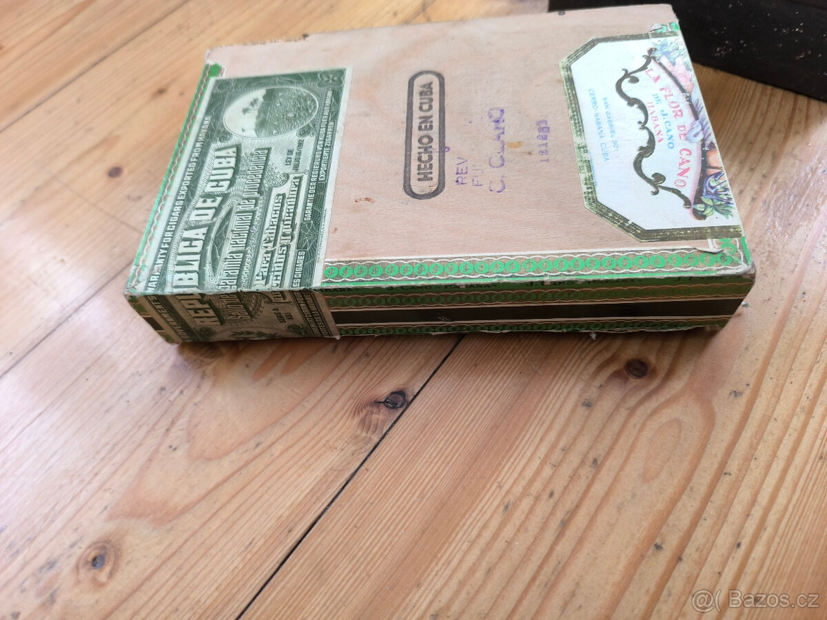 Stará krabička od doutníků cigaret 3ks,30.léta,stará krabičk - 3